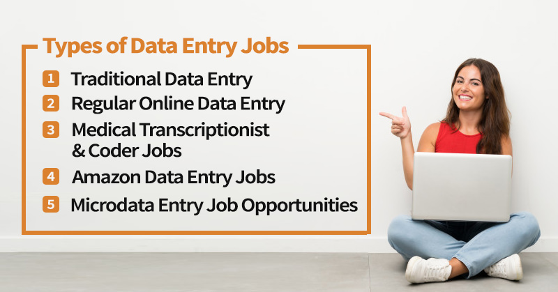 types of data entry jobs