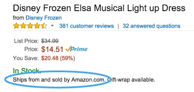 sold by amazon