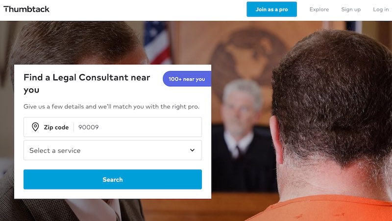 thumbstack online legal service